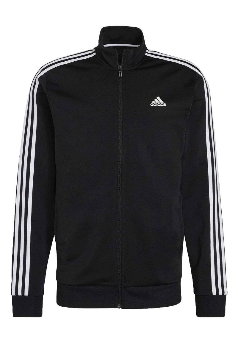 adidas Sportswear adidas Sportswear ESSENTIALS WARM-UP REGULAR 3-STRIPES - Training jacket - black Große Rabatte