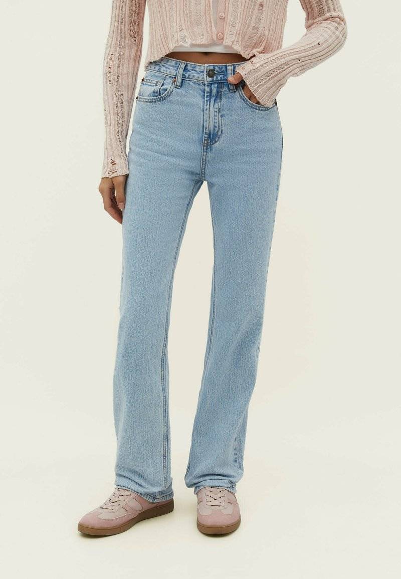 Stradivarius Stradivarius VINTAGE - Straight leg jeans - blue denim Neueste Stile
