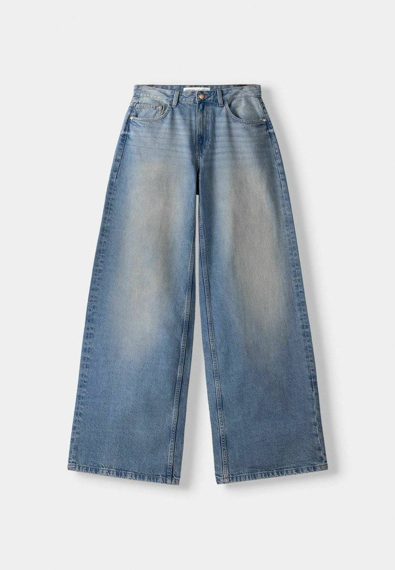 Bershka Bershka WIDE-LEG - Relaxed fit jeans Bis zu 60% Rabatt