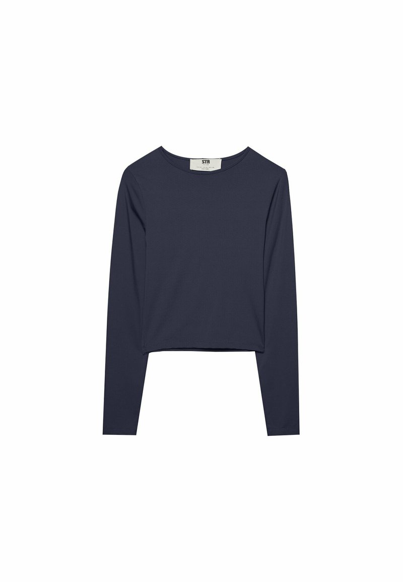 Stradivarius Stradivarius Long sleeved top - dark blue Im Verkauf