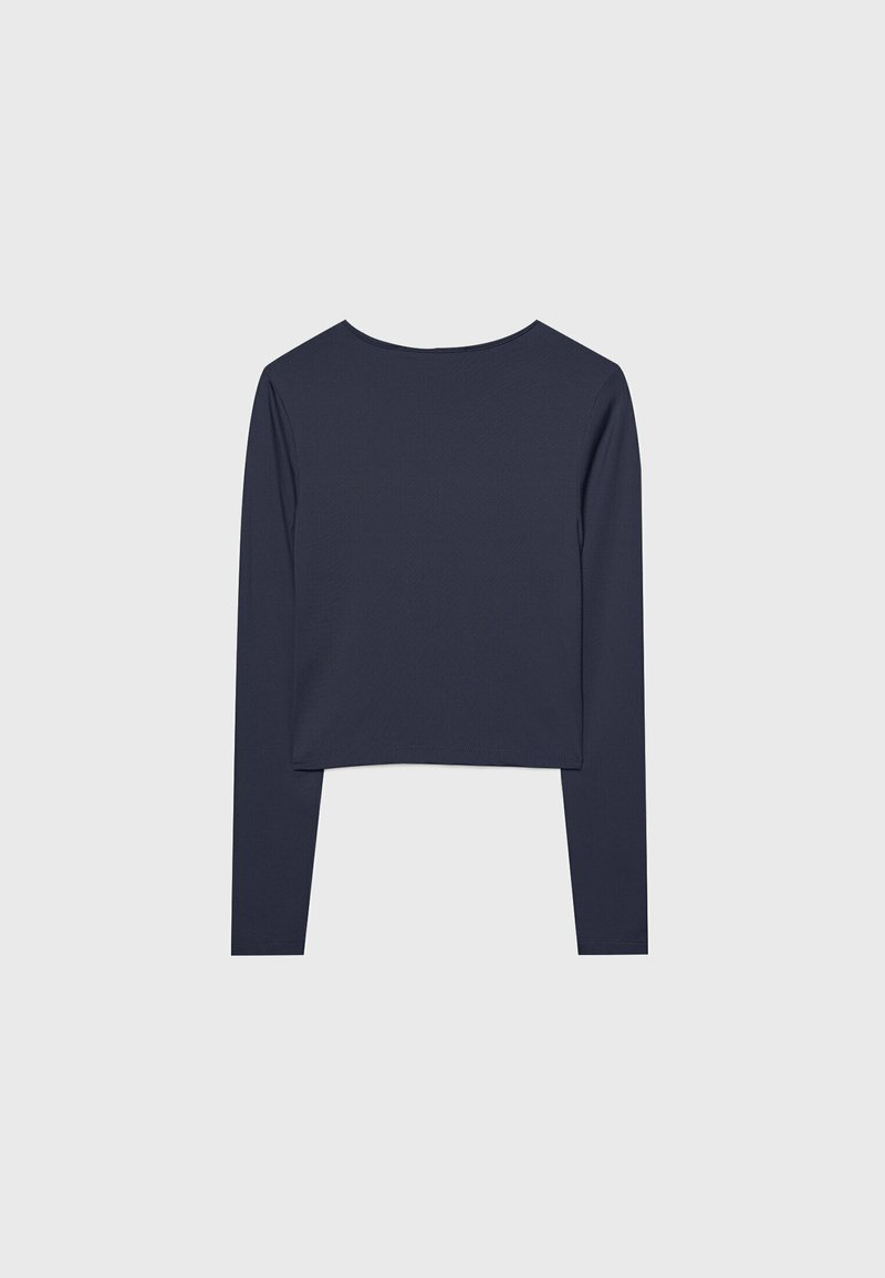 Stradivarius Stradivarius Long sleeved top - dark blue Im Verkauf