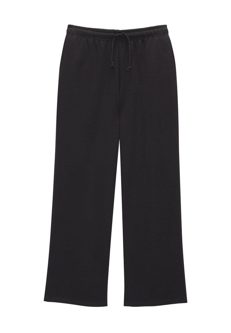 PULL&BEAR PULL&BEAR WIDE-LEG - Tracksuit bottoms - black zollfrei