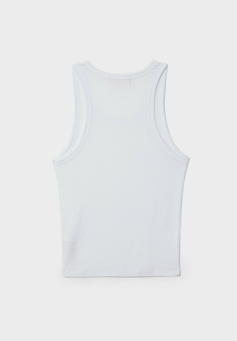 Stradivarius Stradivarius RACERBACK - Top - white denim 2025