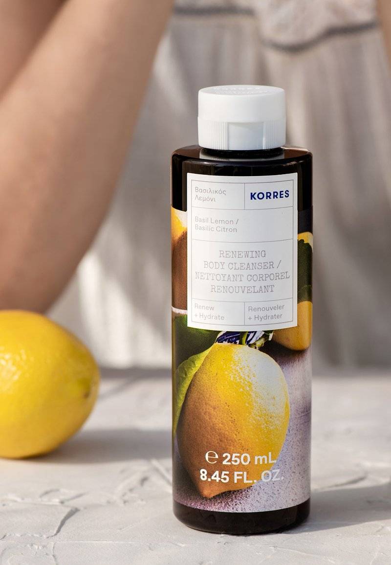 KORRES KORRES RENEWING BODYCLEANSER BASIL LEMON - Shower gel Flash Sale