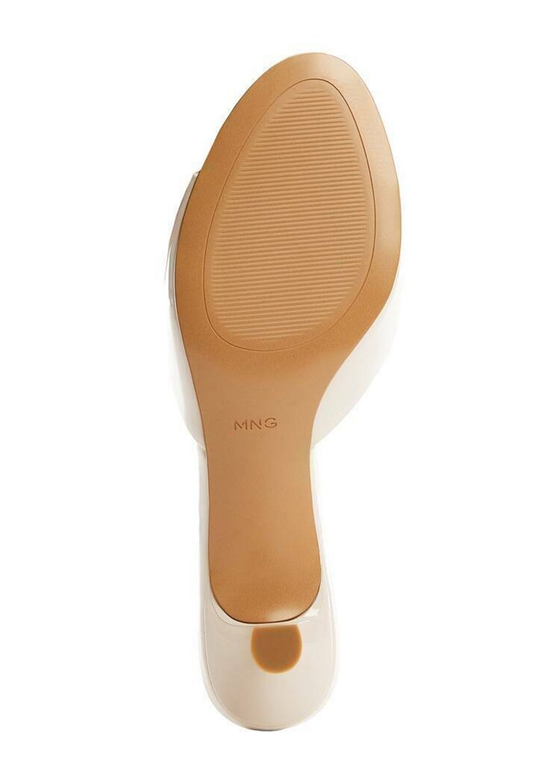 Mango Mango LOW - Heeled mules - nude Heißer Verkauf