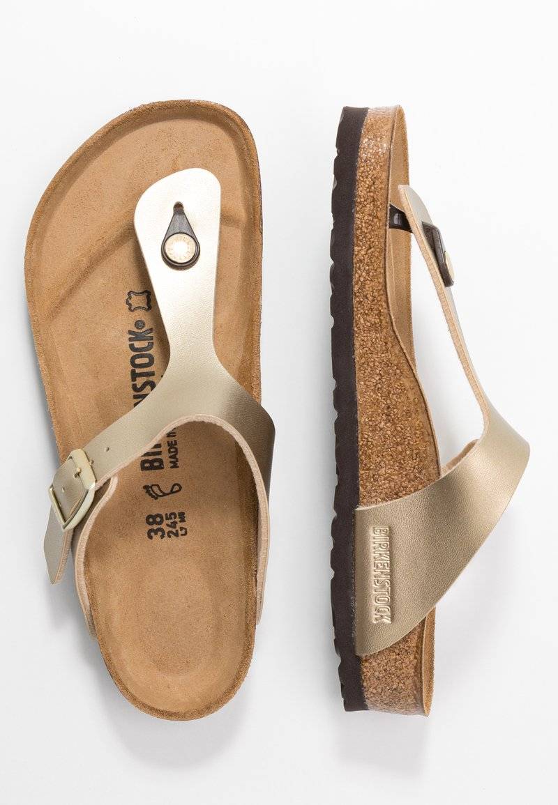 Birkenstock Birkenstock GIZEH BF REGULAR - Slippers - gold Top Angebot