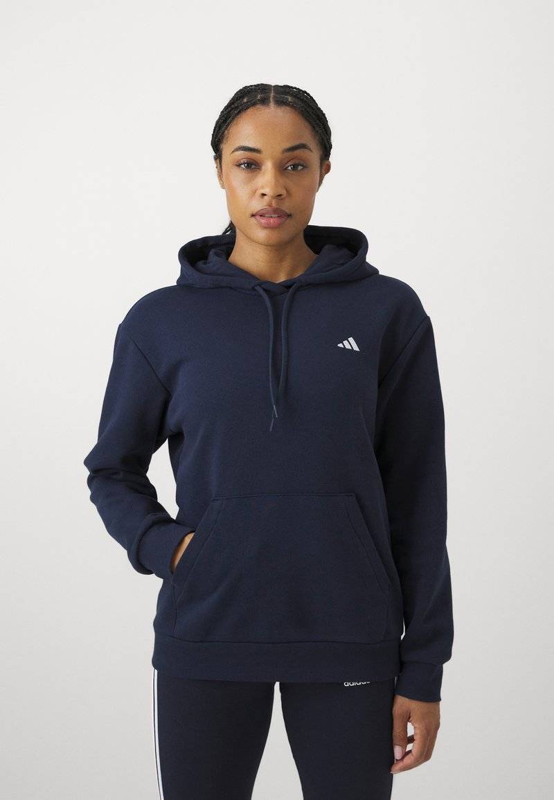 adidas Sportswear adidas Sportswear ESSENTIALS SMALL LOGO FEEL COZY HOODIE - Hoodie - legend ink Riesige Ersparnisse