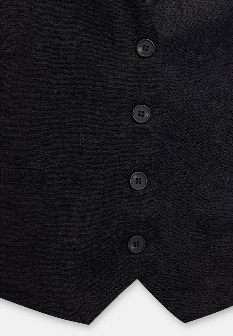 PULL&BEAR PULL&BEAR BASIC RUSTIC - Waistcoat - black Clearance-Verkauf