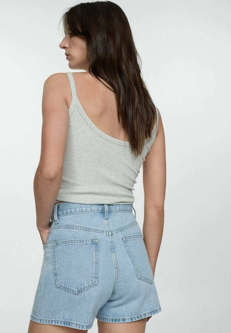 Mango Mango Denim shorts - light blue Fabrikladen