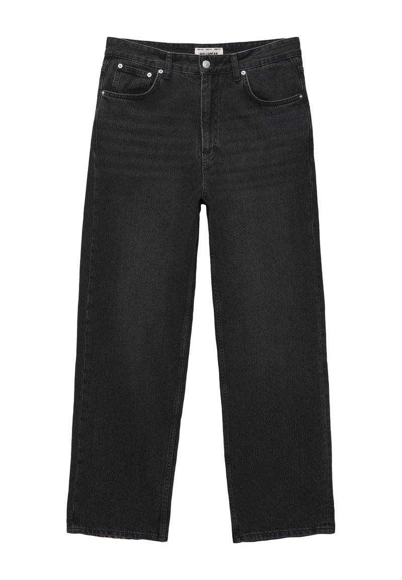 PULL&BEAR PULL&BEAR BAGGY FIT - Straight leg jeans - black Speichern exportieren