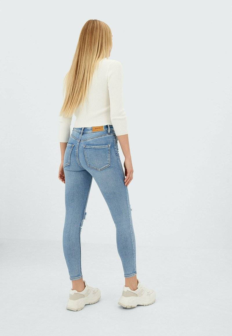 Stradivarius Stradivarius Jeans Skinny Fit - neon blue 2025