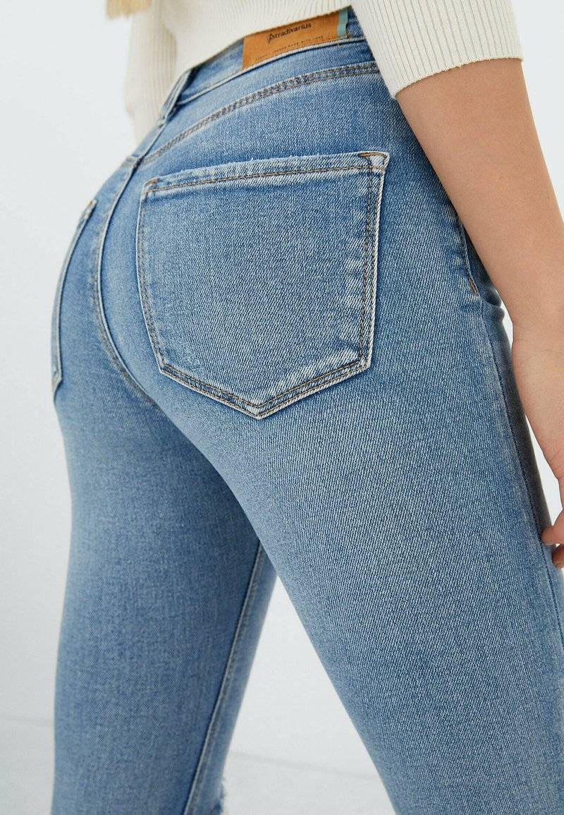 Stradivarius Stradivarius Jeans Skinny Fit - neon blue 2025