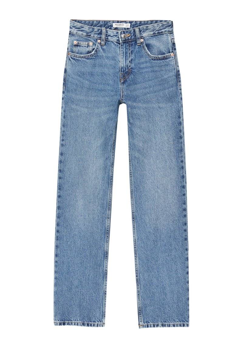 PULL&BEAR PULL&BEAR MID-WAIST - Straight leg jeans - blue denim Hotsell