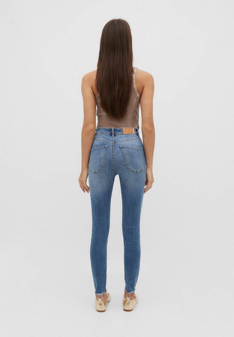 Stradivarius Stradivarius Jeans Skinny Fit - blue denim Günstiger Verkauf