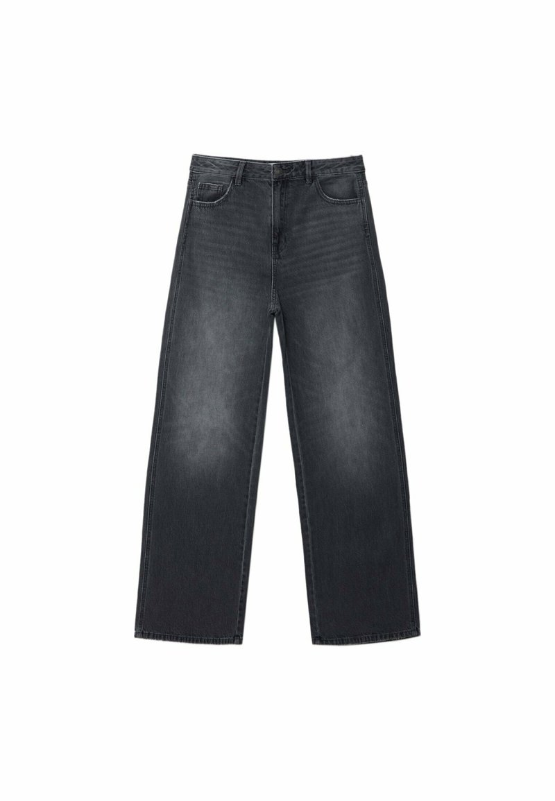 Stradivarius Stradivarius BAGGY JEANS 07356280 - Relaxed fit jeans - dark grey Kostenloser Versand