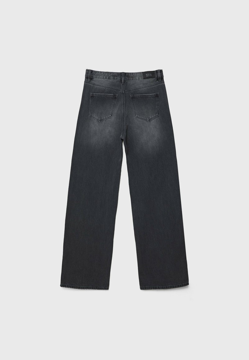Stradivarius Stradivarius BAGGY JEANS 07356280 - Relaxed fit jeans - dark grey Kostenloser Versand