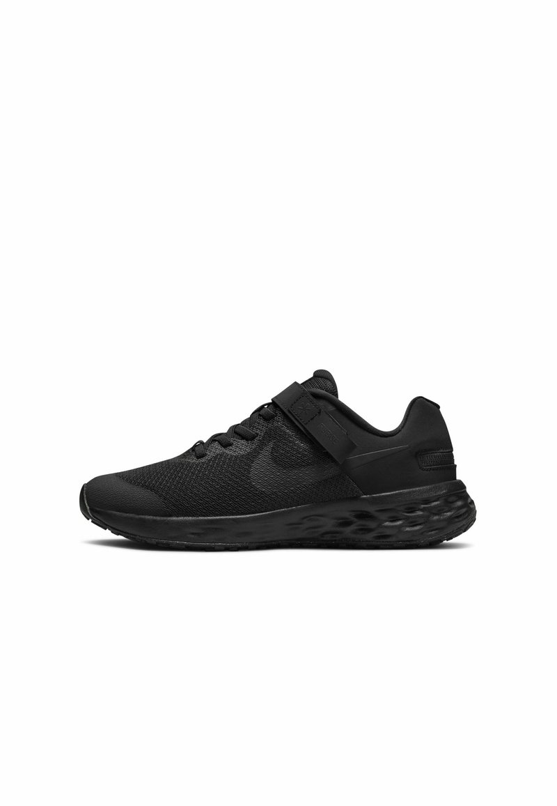 Nike Performance Nike Performance NIKE REVOLUTION 6 FLYEASE (GS - Neutral running shoes - black dark smoke grey black Sonderangebot der Fabrik