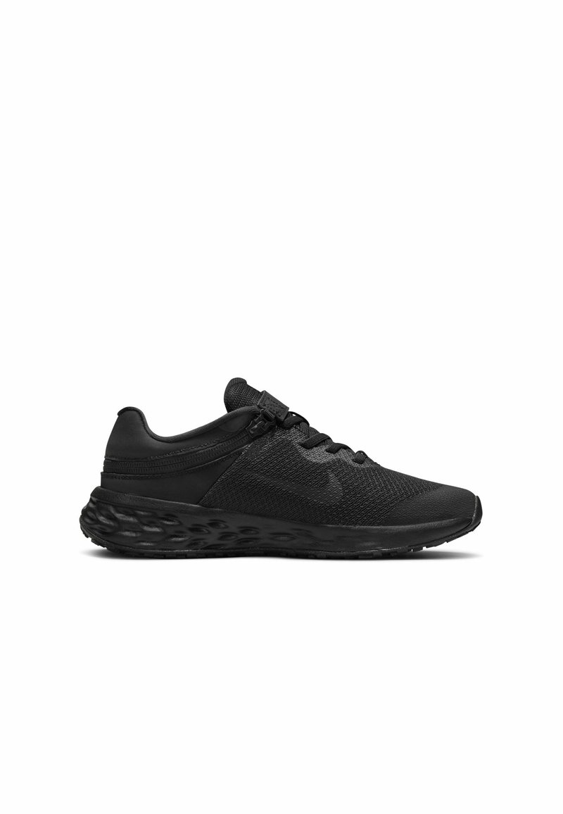 Nike Performance Nike Performance NIKE REVOLUTION 6 FLYEASE (GS - Neutral running shoes - black dark smoke grey black Sonderangebot der Fabrik