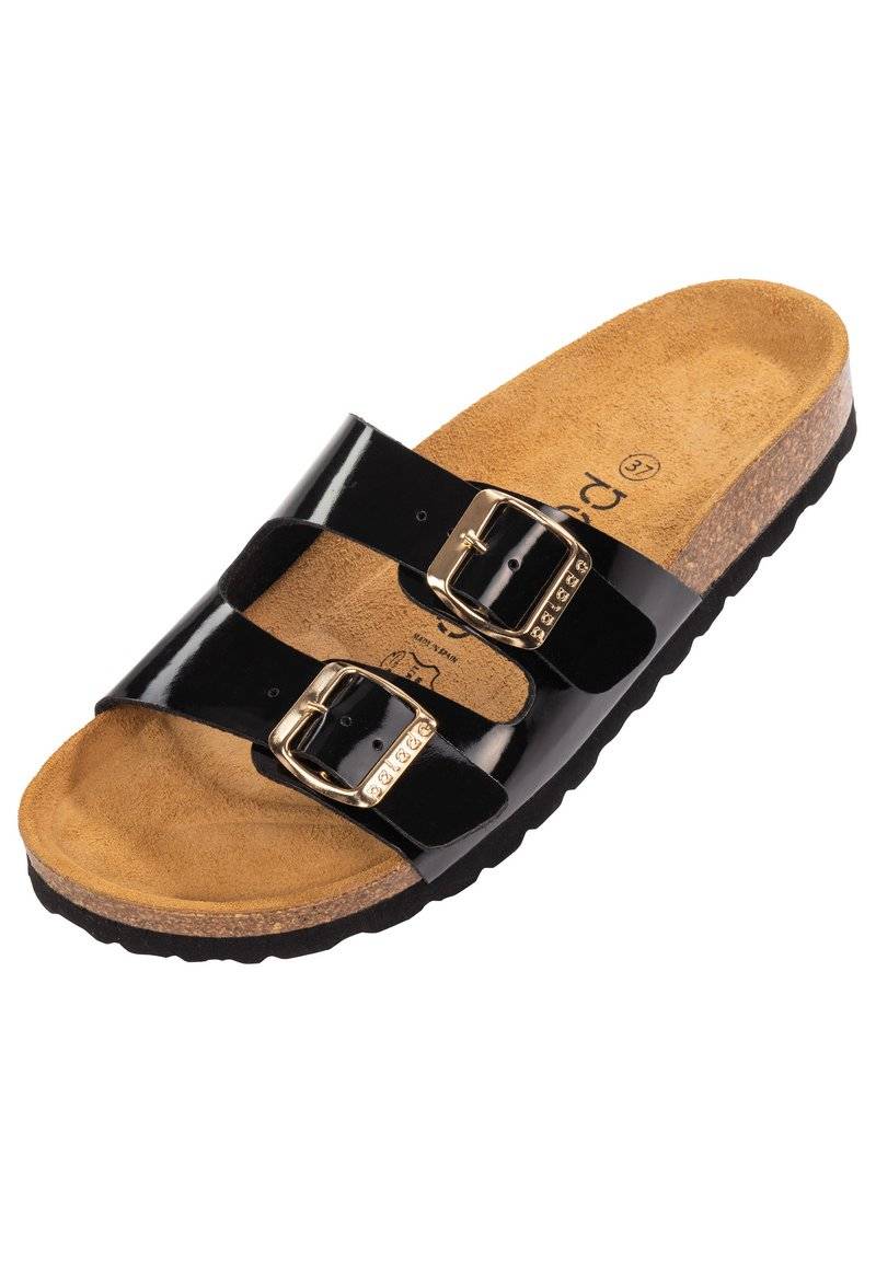 Palado Palado MILOS - Mules - lack schwarz 50% Rabatt für begrenzte Zeit