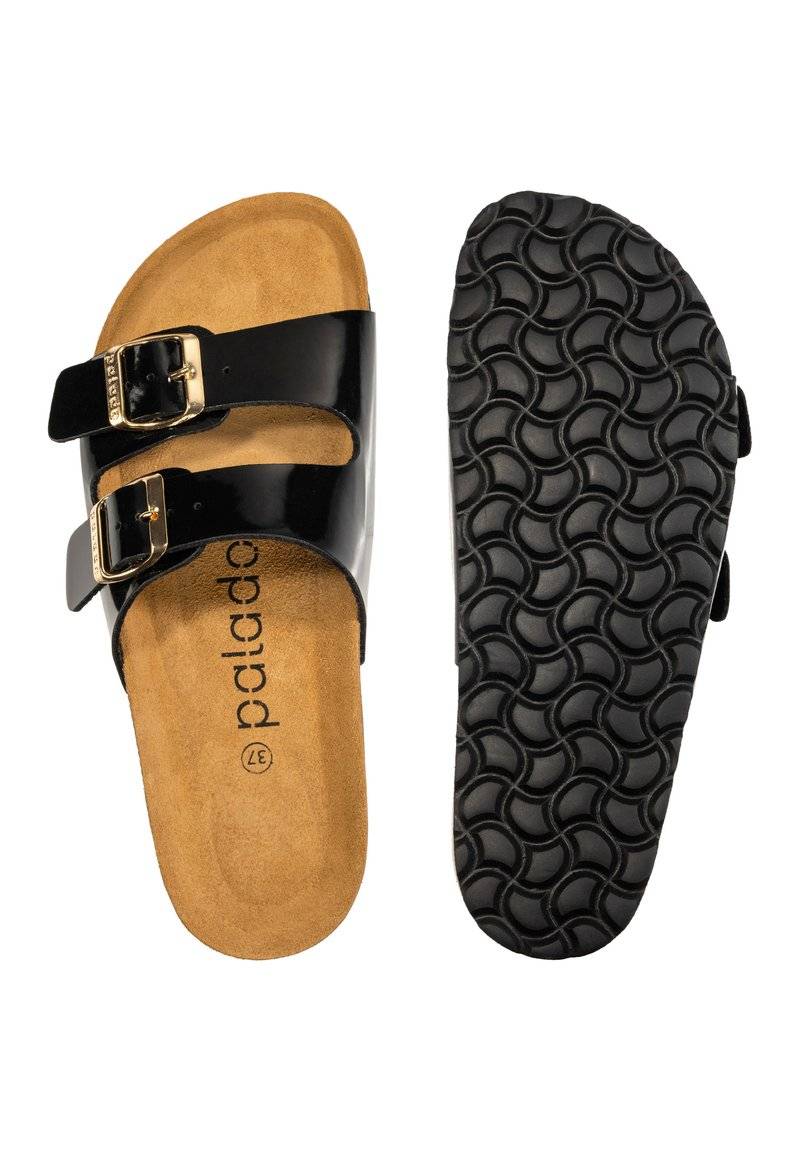 Palado Palado MILOS - Mules - lack schwarz 50% Rabatt für begrenzte Zeit