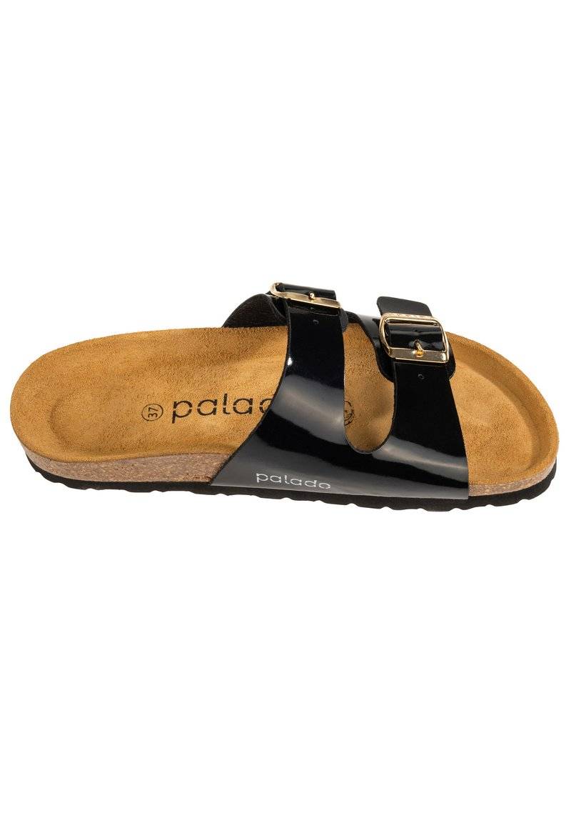Palado Palado MILOS - Mules - lack schwarz 50% Rabatt für begrenzte Zeit
