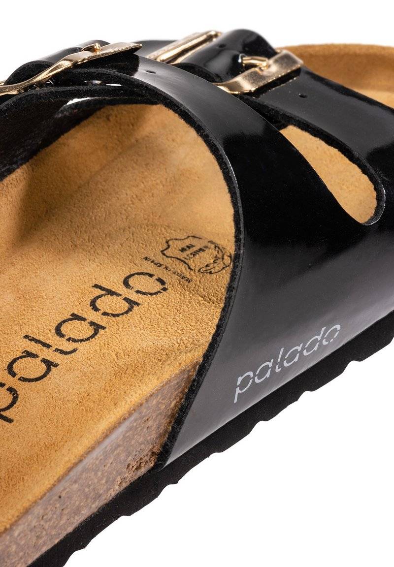 Palado Palado MILOS - Mules - lack schwarz 50% Rabatt für begrenzte Zeit