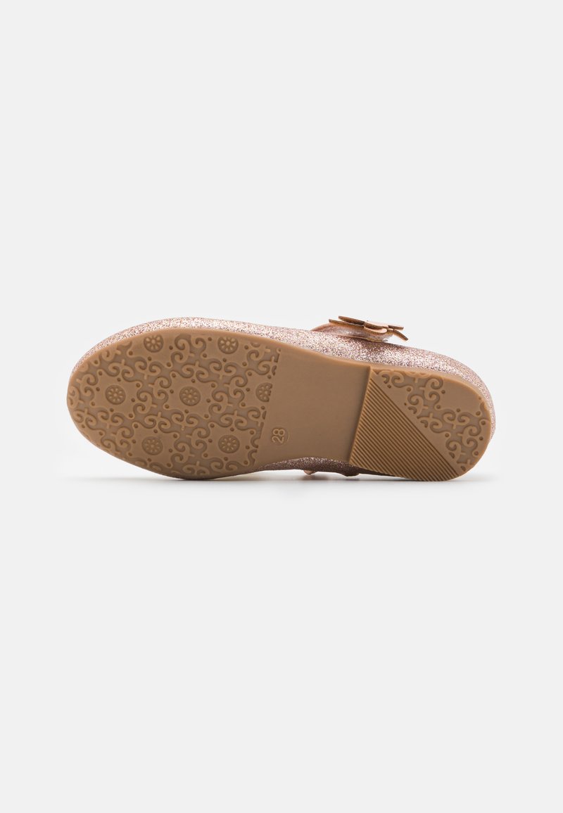 Friboo Friboo Ankle strap ballet pumps - rose gold Rabatte dieses Monats