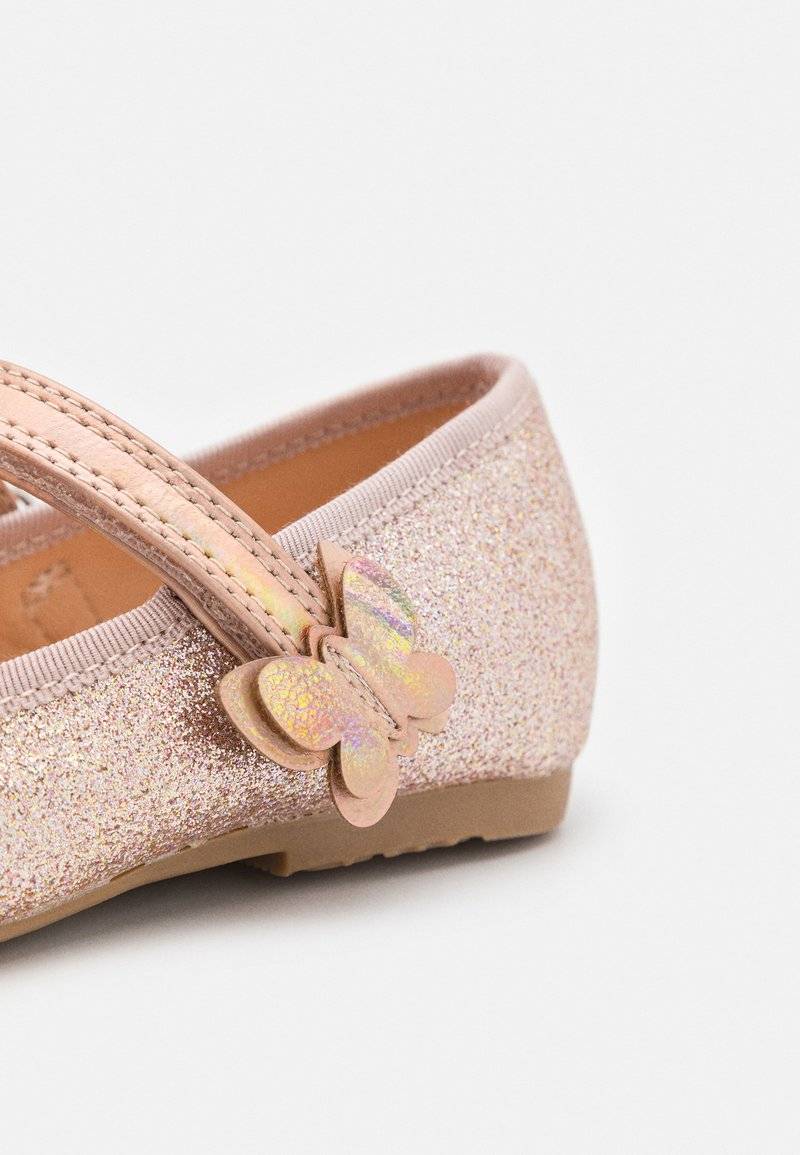 Friboo Friboo Ankle strap ballet pumps - rose gold Rabatte dieses Monats
