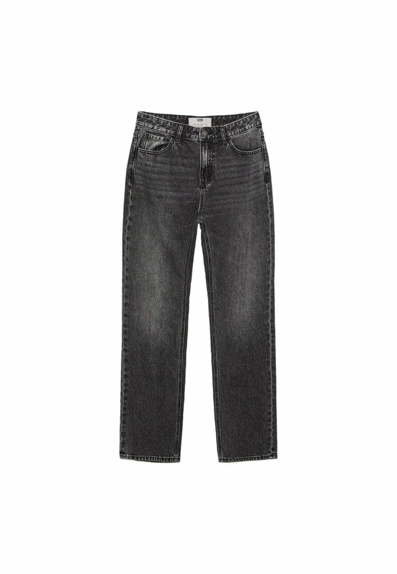 Stradivarius Stradivarius Straight leg jeans - dark grey Sonderangebote