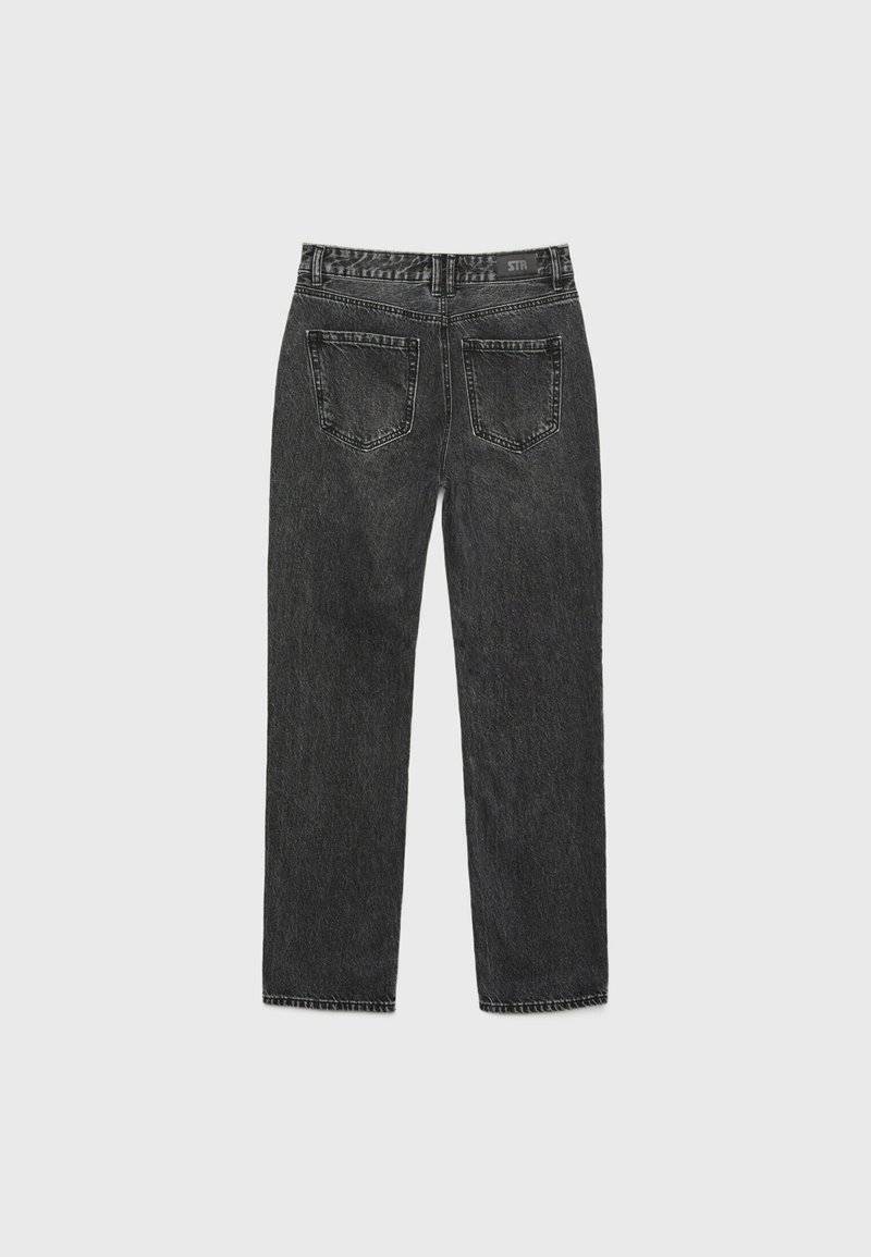 Stradivarius Stradivarius Straight leg jeans - dark grey Sonderangebote