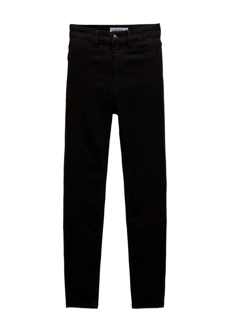 PULL&BEAR PULL&BEAR HIGH WAIST - Jeans Skinny Fit - black Tiefpreis