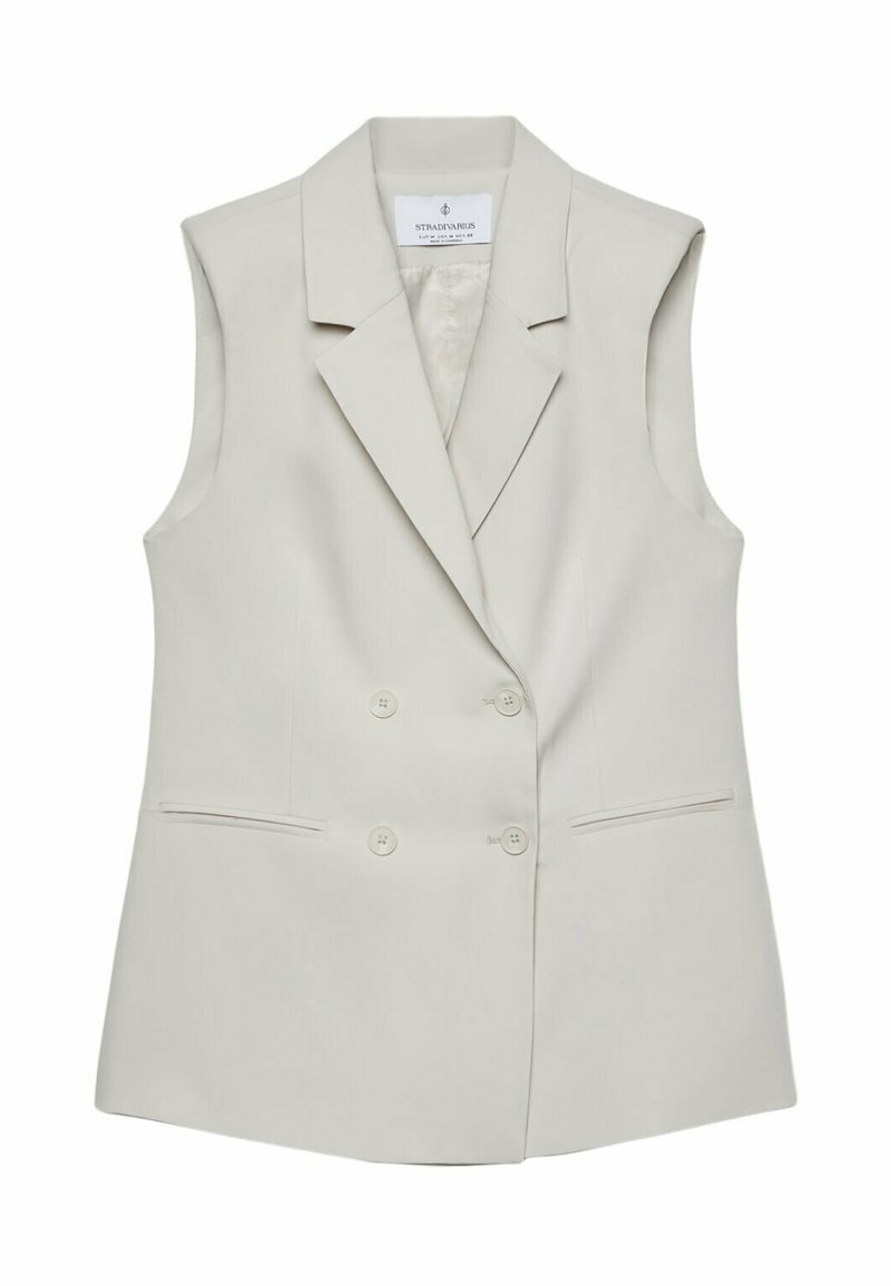 Stradivarius Stradivarius Waistcoat - white Super Sparpreis
