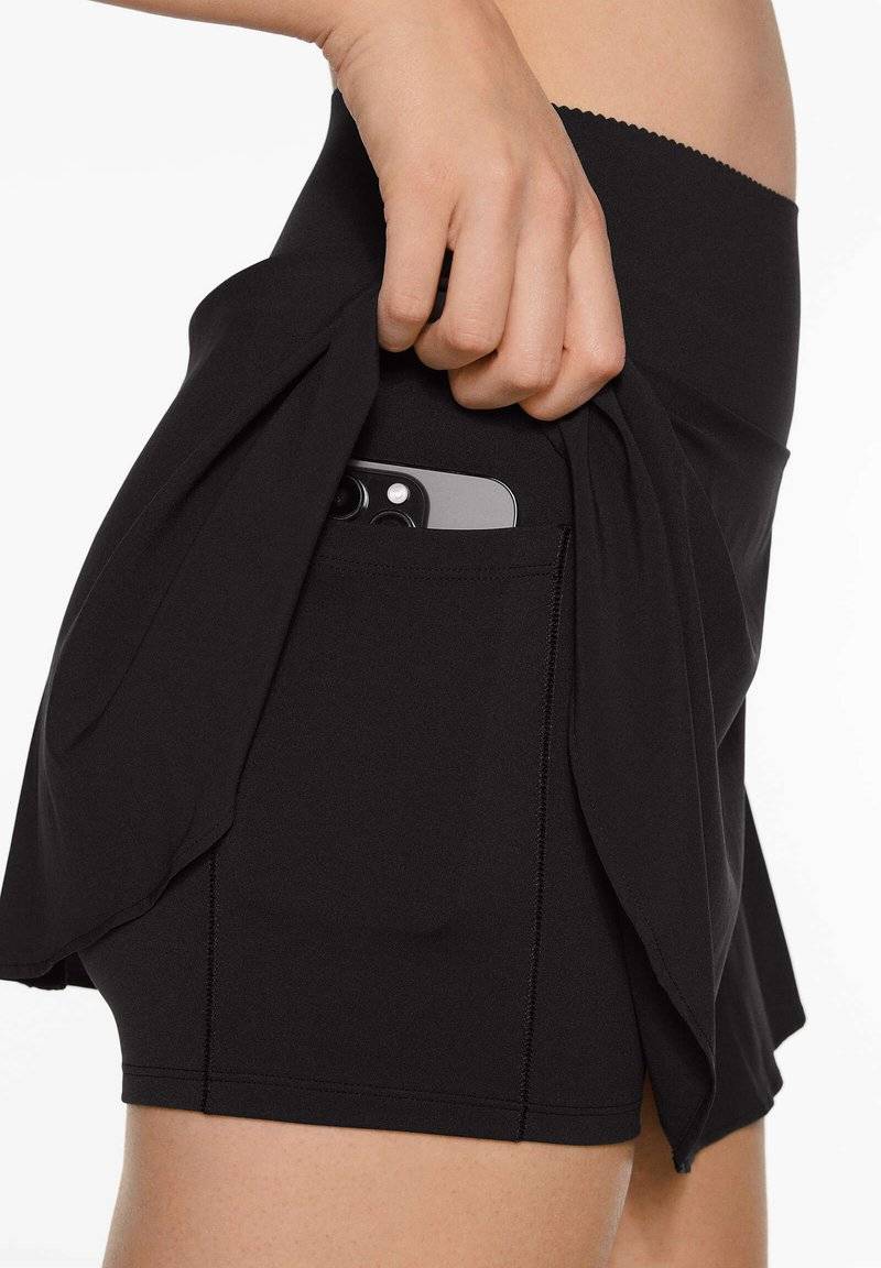 OYSHO OYSHO COMPRESSIVE - Sports skirt - black Letzte 3 Tage