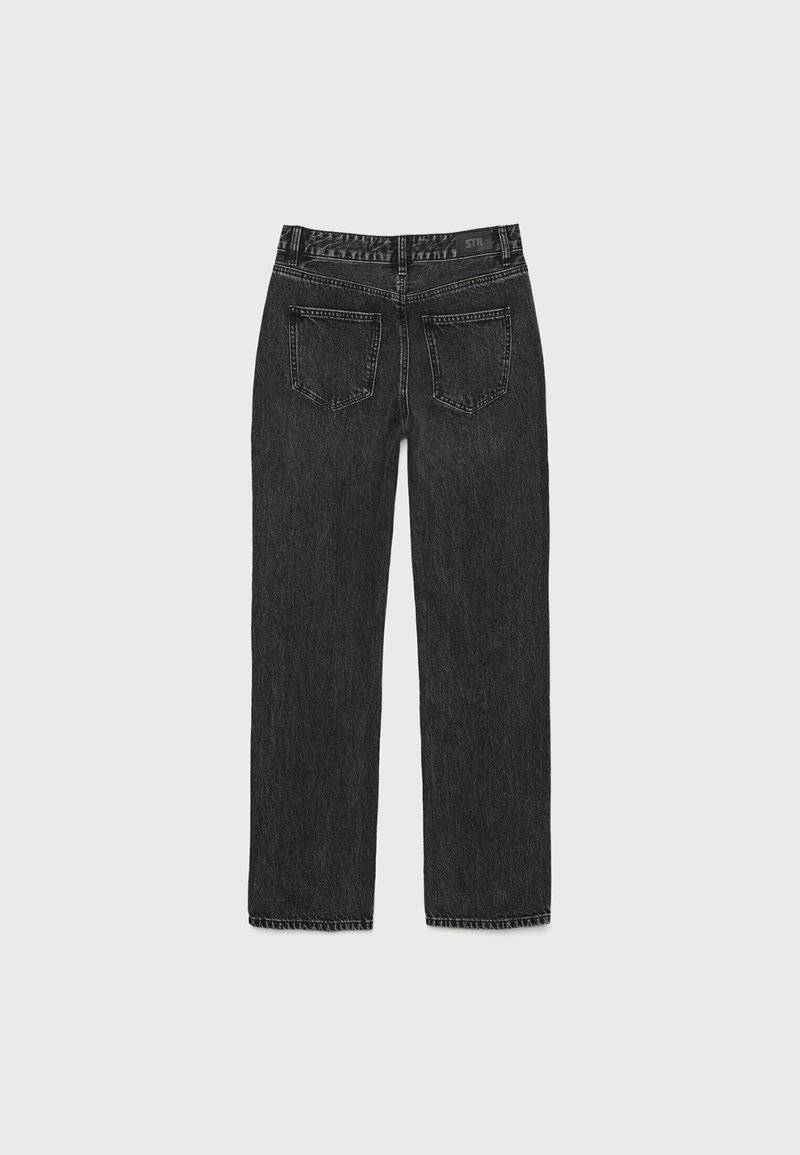 Stradivarius Stradivarius Straight leg jeans - dark grey JETZT KAUFEN