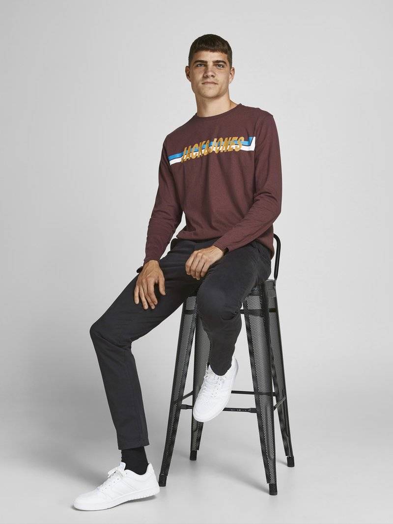 Jack & Jones Jack & Jones MARCO BOWIE - Chinos - black Bis zu 65% Rabatt