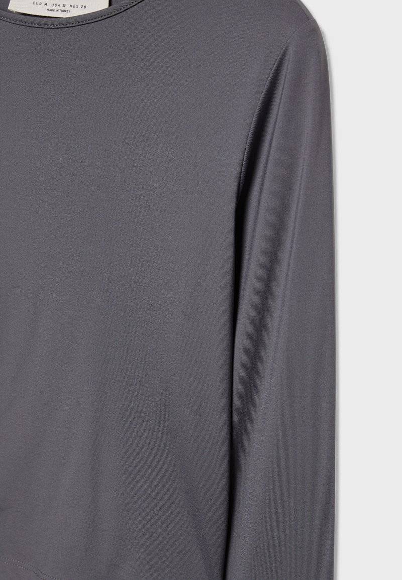 Stradivarius Stradivarius Long sleeved top - dark grey Vierteljährliche Förderung