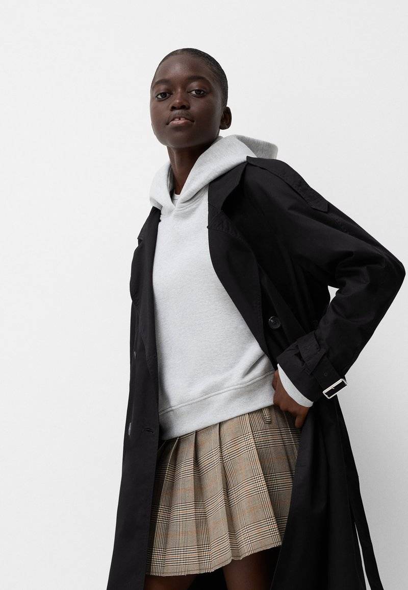 Bershka Bershka Trenchcoat - black Discount Store für neue Produkte