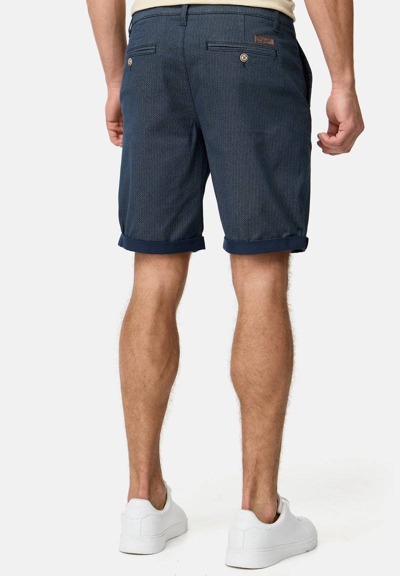 INDICODE JEANS INDICODE JEANS CUBA - Shorts - mottled blue Super Rabatt