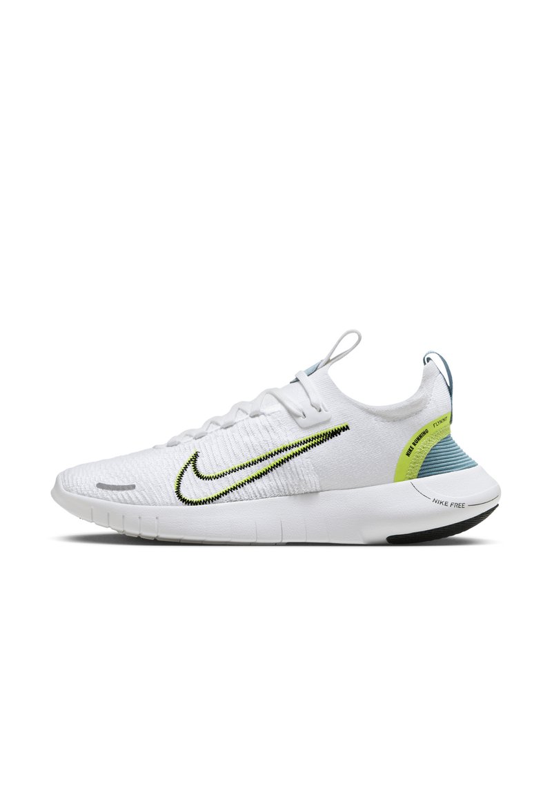 Nike Performance Nike Performance FREE RN FK NATURE - Minimalist running shoes - white denim turquoise cyber black Riesige Rabatte