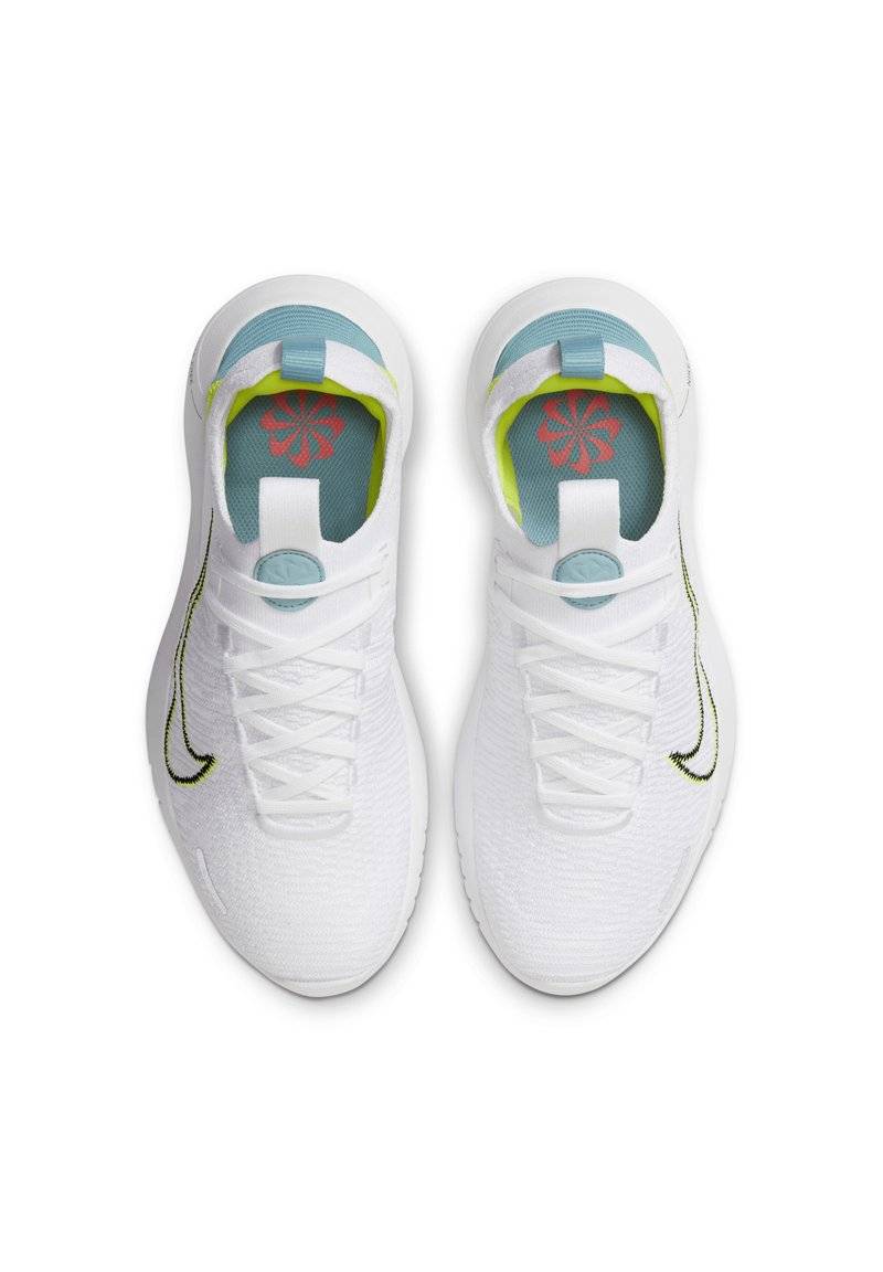 Nike Performance Nike Performance FREE RN FK NATURE - Minimalist running shoes - white denim turquoise cyber black Riesige Rabatte