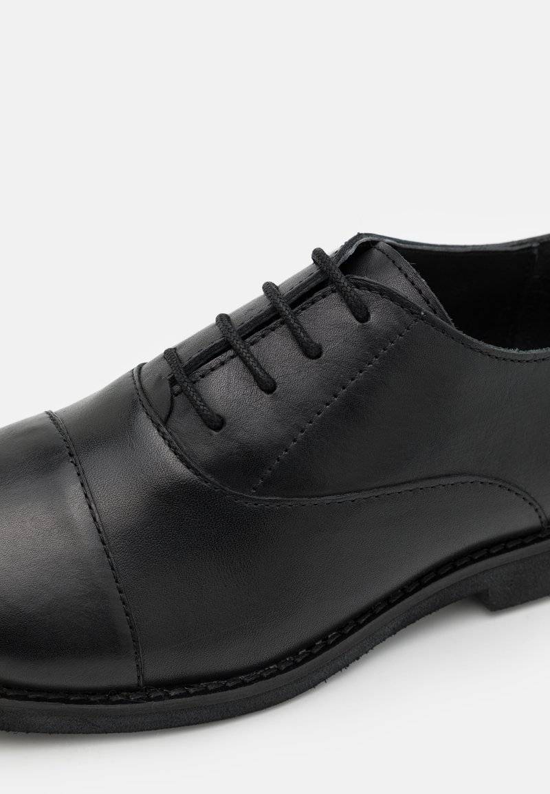 Friboo Friboo LEATHER - Lace-ups - black Black Friday