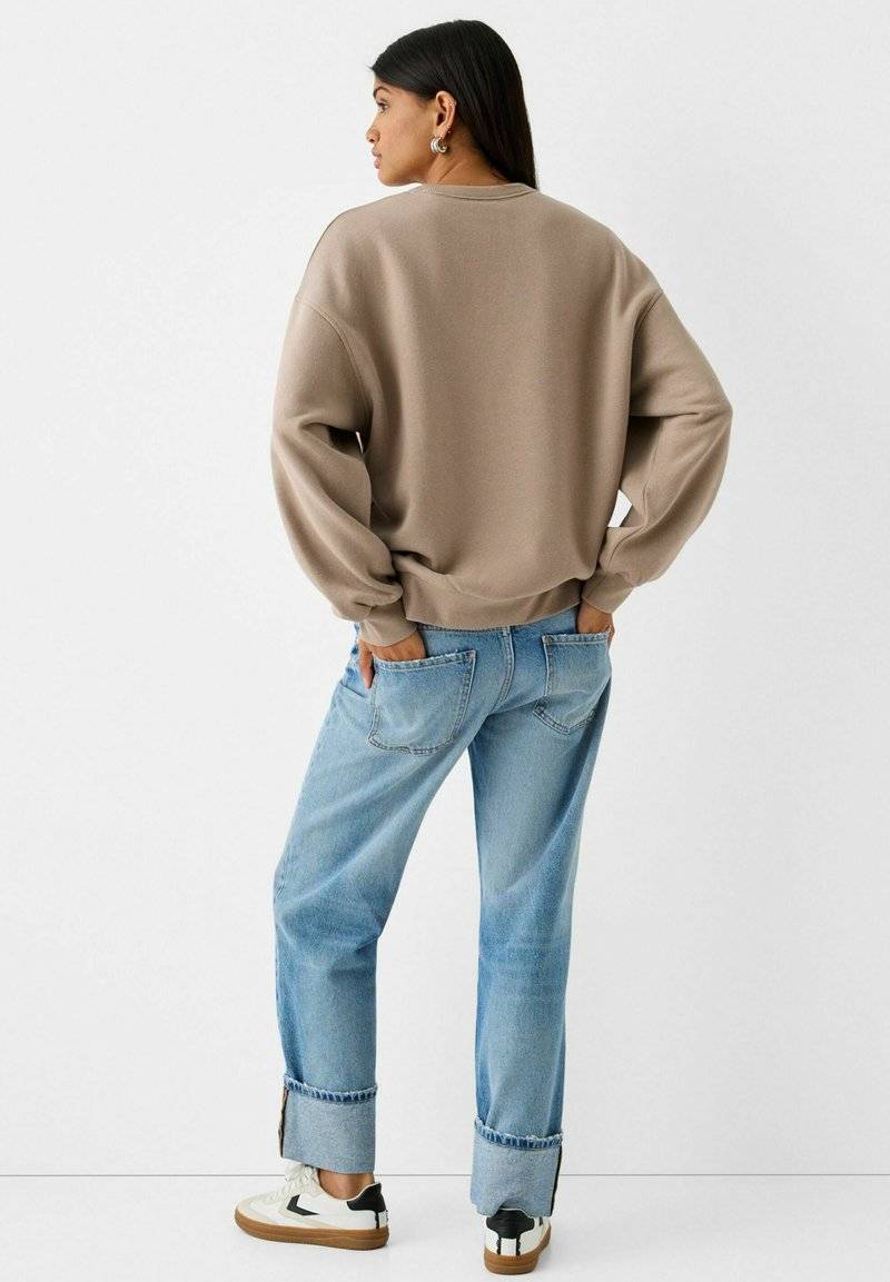 Bershka Bershka Sweatshirt - sand Sonderangebot der Fabrik