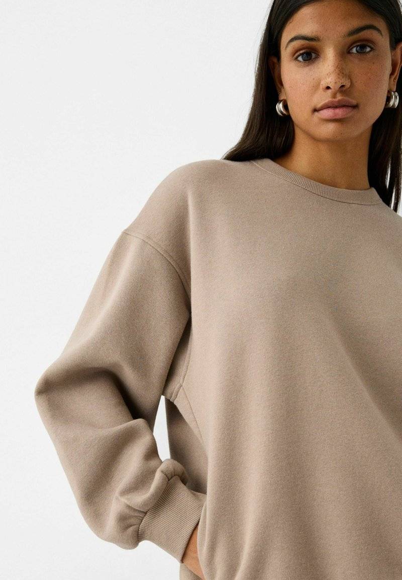 Bershka Bershka Sweatshirt - sand Sonderangebot der Fabrik
