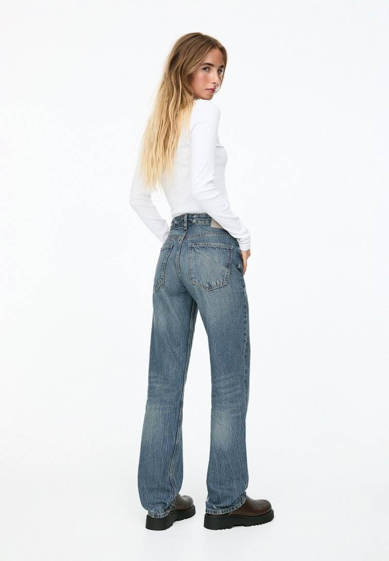 PULL&BEAR PULL&BEAR MID - Straight leg jeans - blue Black Friday Preise