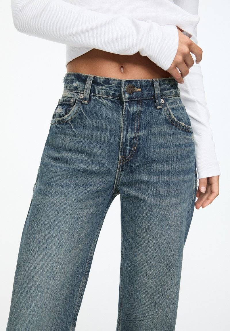 PULL&BEAR PULL&BEAR MID - Straight leg jeans - blue Black Friday Preise