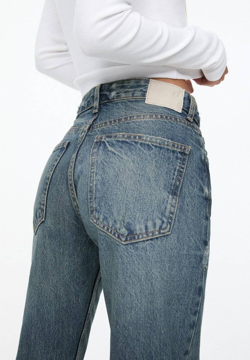 PULL&BEAR PULL&BEAR MID - Straight leg jeans - blue Black Friday Preise