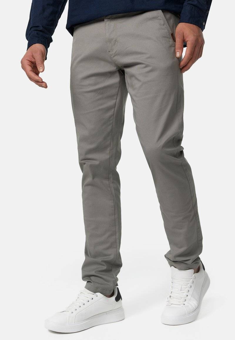 INDICODE JEANS INDICODE JEANS CHERRY - Chinos - light grey zollfrei
