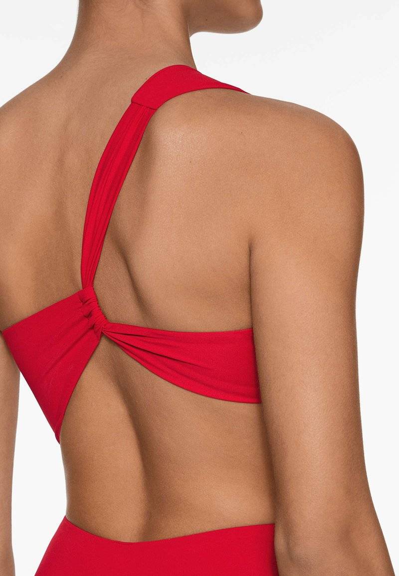 OYSHO OYSHO ASYMMETRIC - Swimsuit - red Verkauf