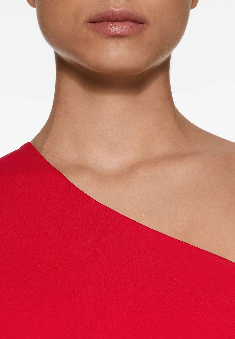 OYSHO OYSHO ASYMMETRIC - Swimsuit - red Verkauf
