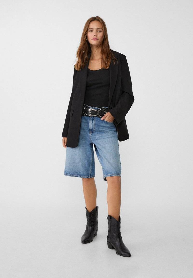 Stradivarius Stradivarius REGULAR FIT - Short coat - black im Angebot